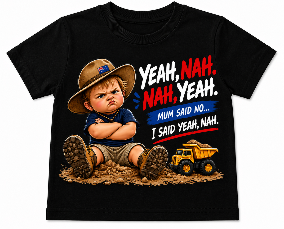 Yeah, Nah. Nah, Yeah. – Kids Aussie Vibe T-Shirt - 2