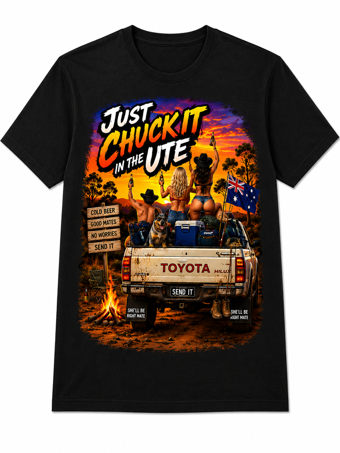 Just Chuck It in the Ute – Aussie Bush T-Shirt - 2