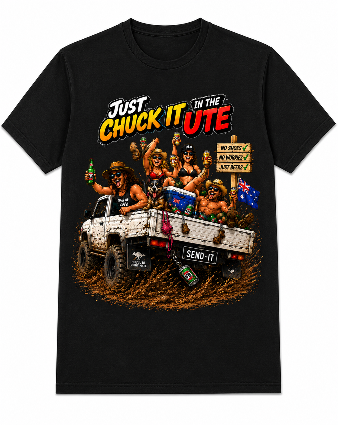 Just Chuck It in the Ute – Aussie Bush T-Shirt - 4