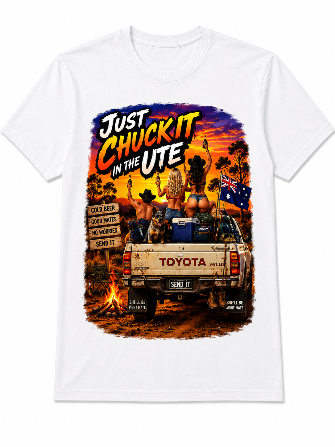 Just Chuck It in the Ute – Aussie Bush T-Shirt - 2