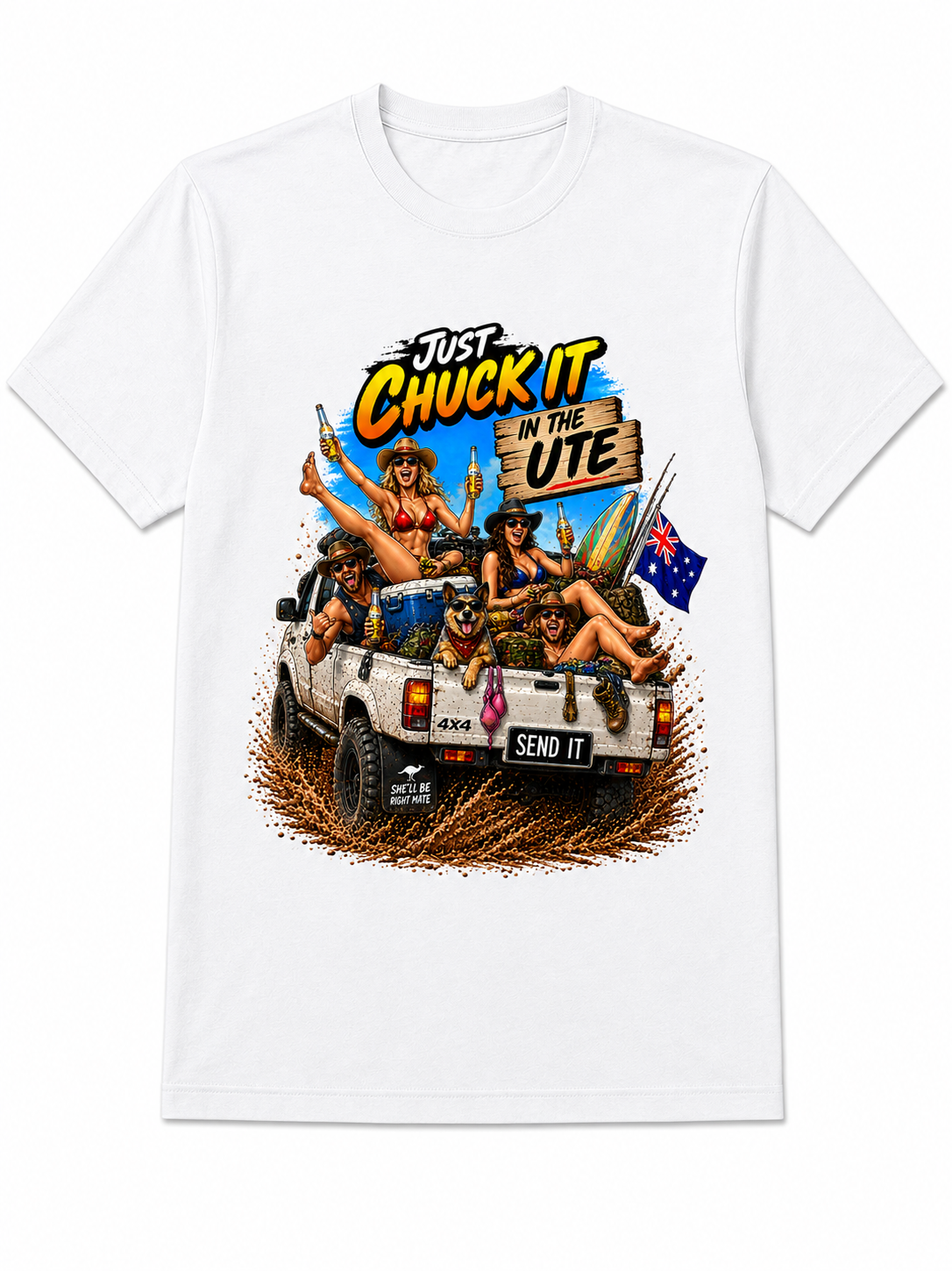 Just Chuck It in the Ute – Aussie Bush T-Shirt - 3