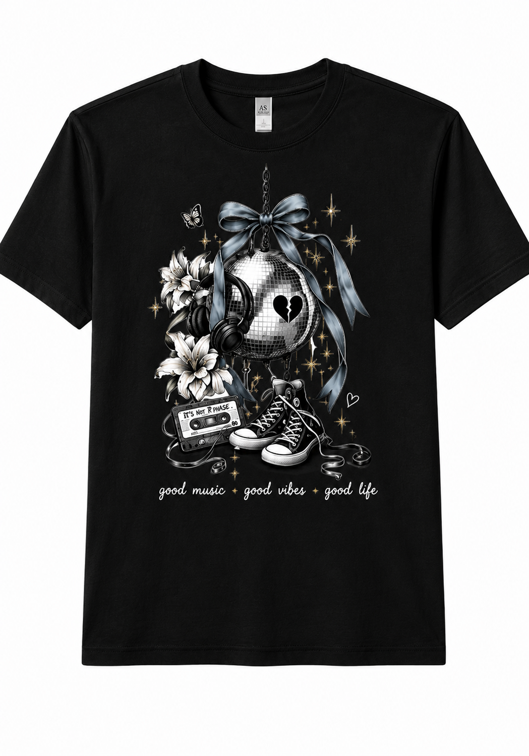 Good Music, Good Vibes, Good Life – Teen Graphic T-Shirt