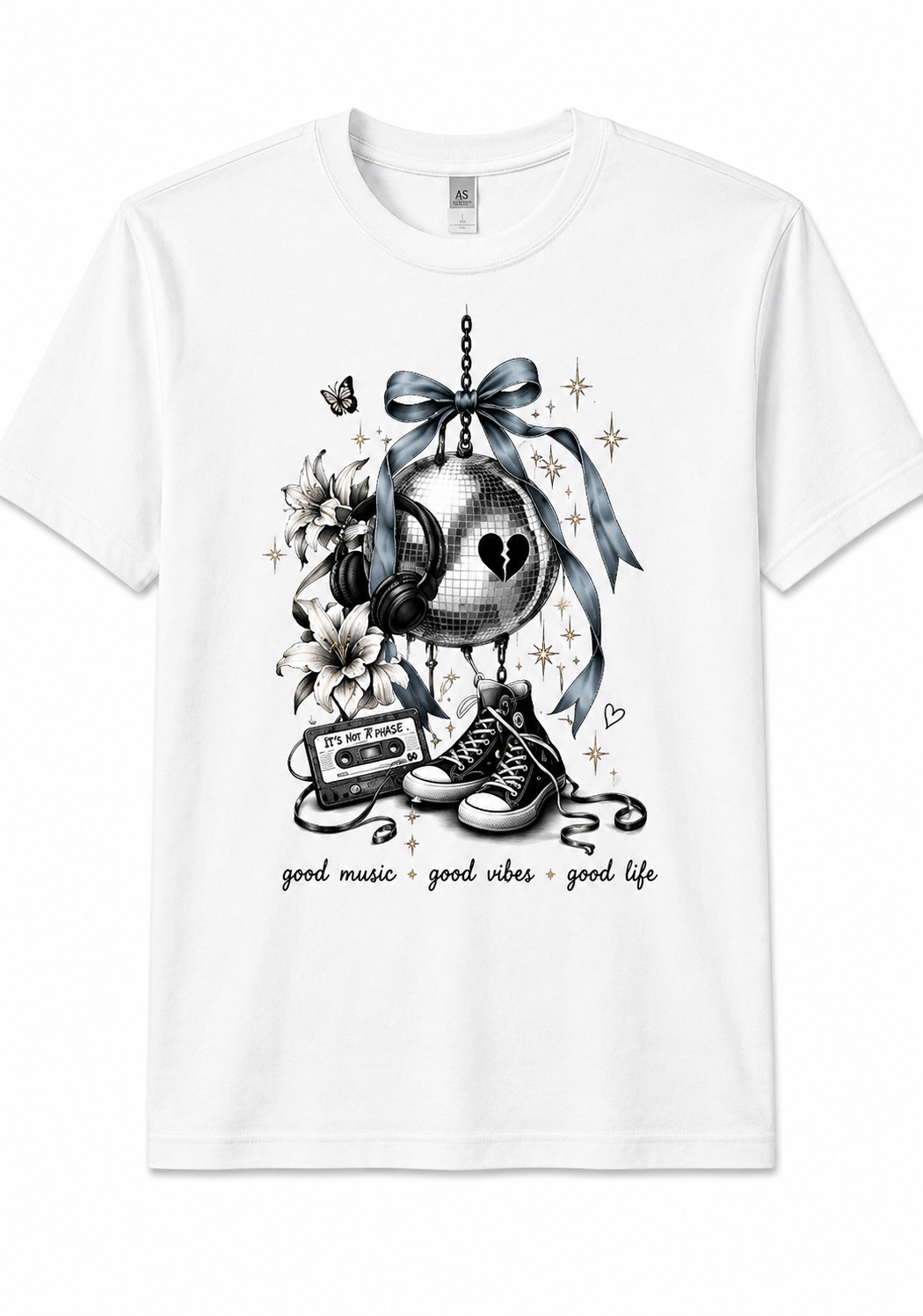 Good Music, Good Vibes, Good Life – Teen Graphic T-Shirt