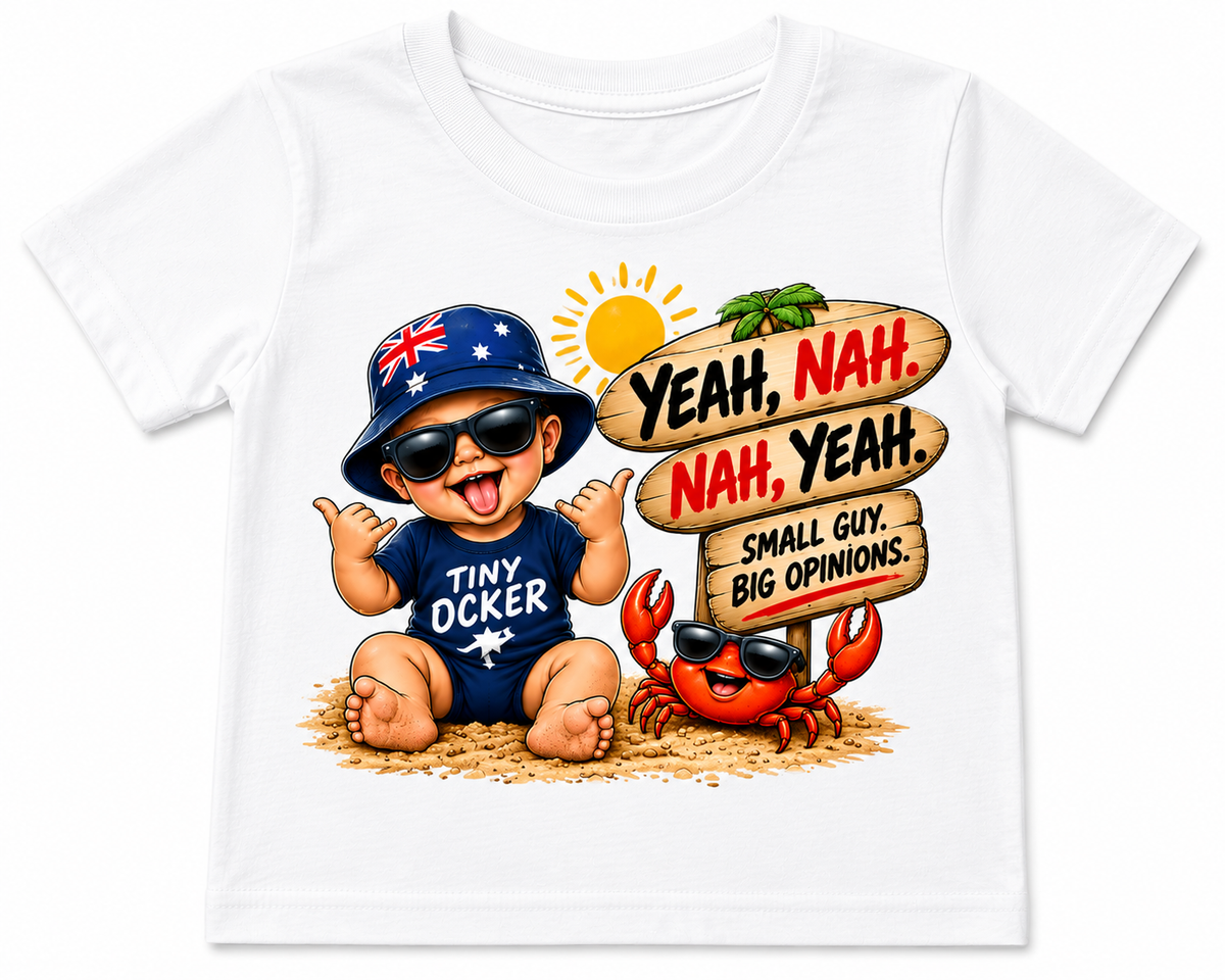 Yeah, Nah. Nah, Yeah. – Kids Aussie Vibe T-Shirt - 4