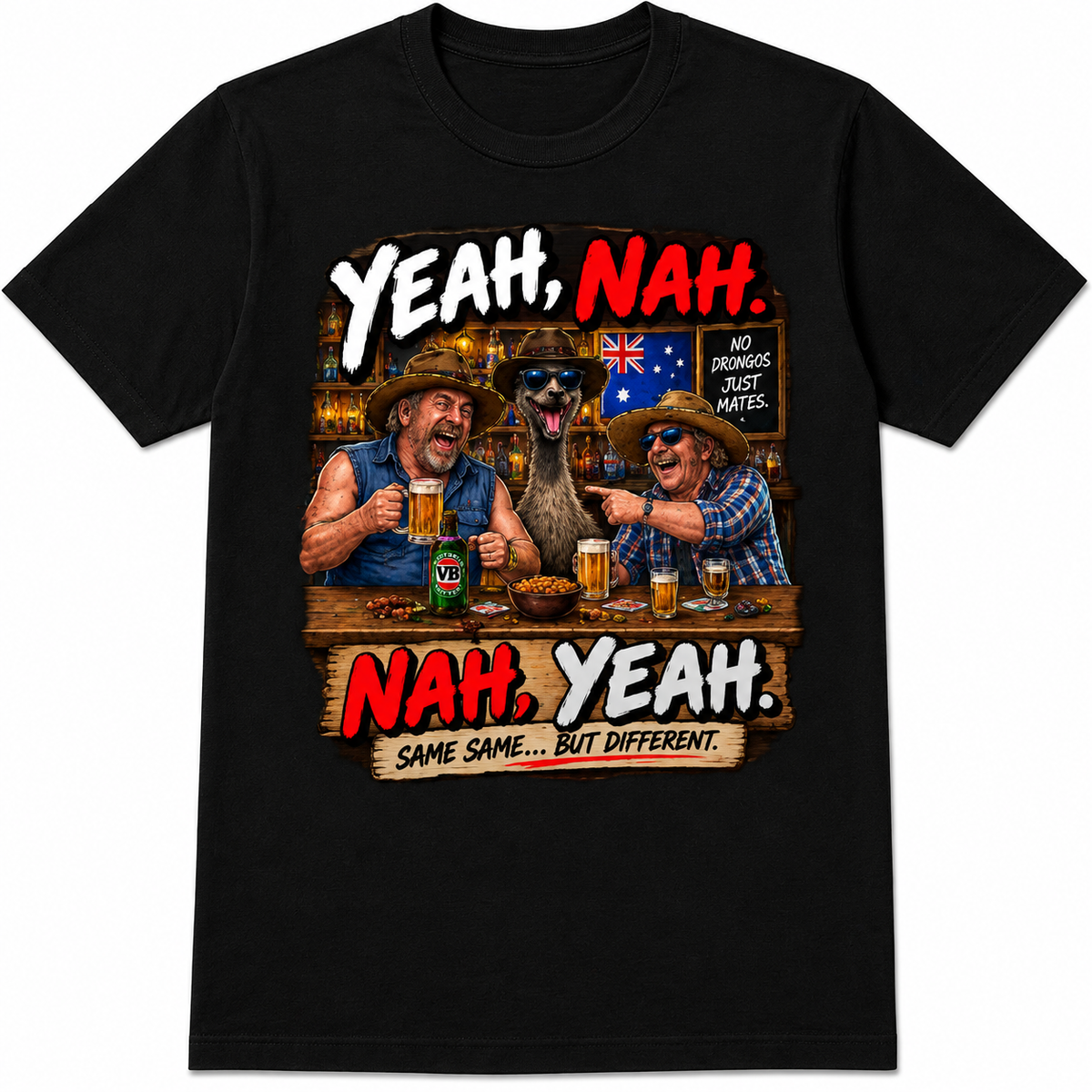 Yeah, Nah. Nah, Yeah. – Australian Slang T-Shirt - Design 3