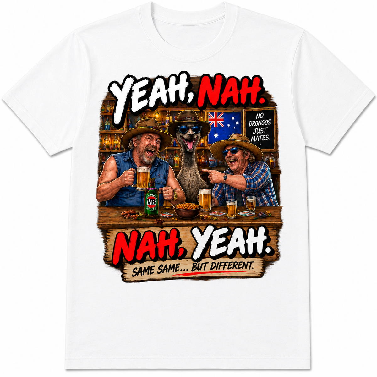 Yeah, Nah. Nah, Yeah. – Australian Slang T-Shirt - Design 3